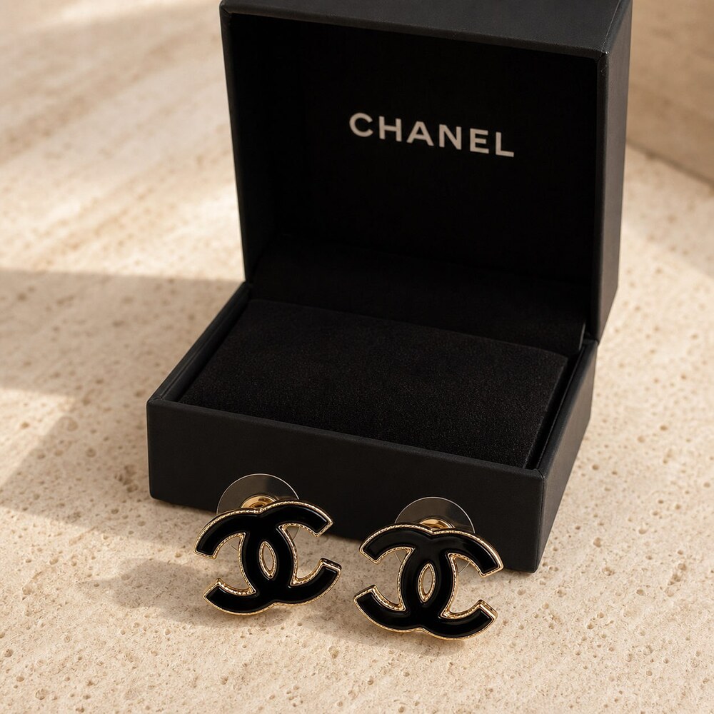 CHANEL Classic Parisian Earrings Style 38 | New with Box - Picture 4 of 9